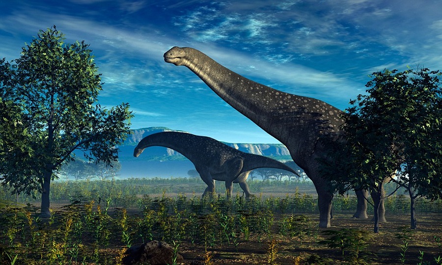 Einzigartiges Titanosaurus-Ei, das in einem anderen Ei in Indien gefunden wurde