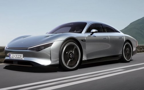 Mercedes-Benz VISION EQXX 전기차 프로토타입, 충전 없이 1000km 이상 주행