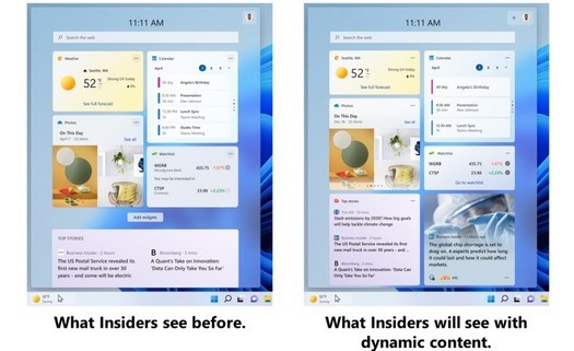 Microsoft ha ottimizzato la barra delle applicazioni di Windows 11 per funzionare sui tablet