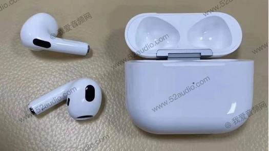 Les écouteurs sans fil Apple AirPods 3 sont apparus sur une photo en direct