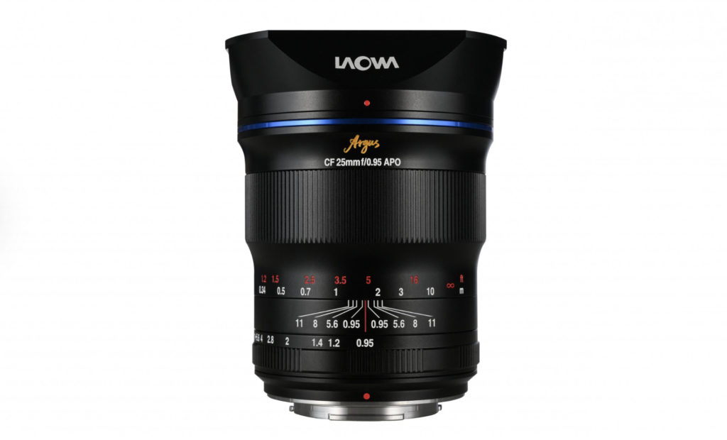 Anunciadas as lentes Laowa Argus 18mm F/0.95 MFT APO e 25mm F/0.95 APS-C APO