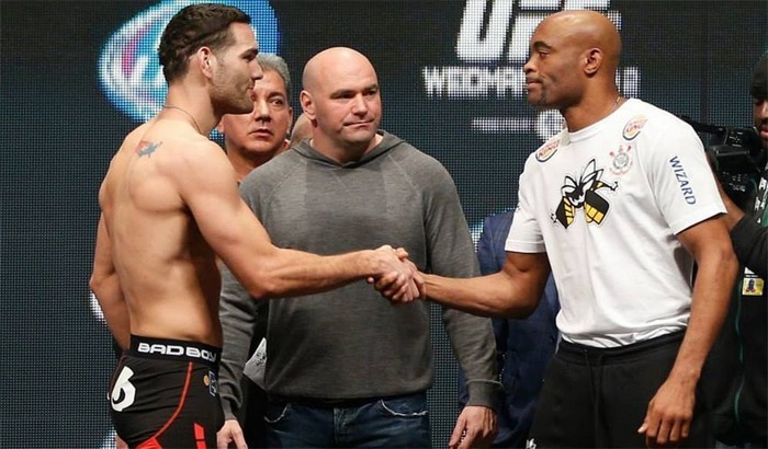 Chris Weidman, 8 년 후 Anderson Silva에게 사과