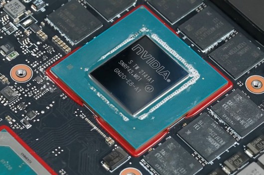 GA103 그래픽 칩의 첫 번째 이미지가 나타났습니다 - GeForce RTX 3080 Ti 모바일 그래픽 카드의 기초