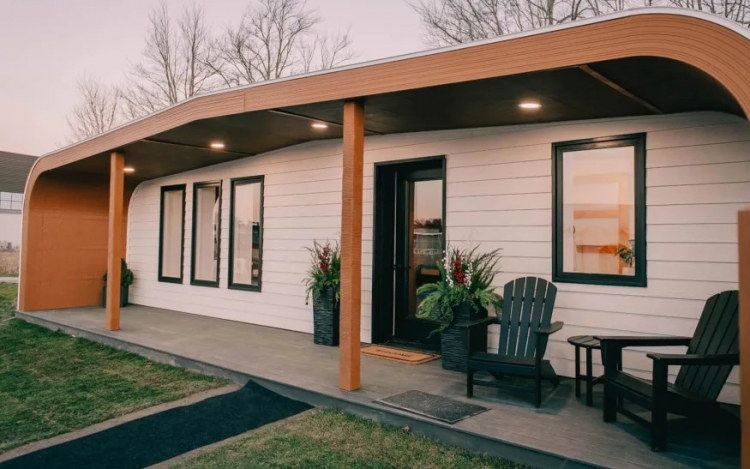 미국에서 3D 프린터로 인쇄한 BioHome3D 완전 생분해 주택