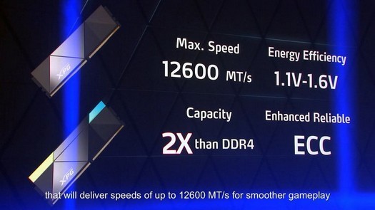 ADATA annuncia i moduli di memoria DDR5 con frequenza effettiva fino a 12.600 MHz