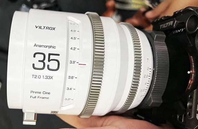 Viltrox présente un objectif anamorphique 35 mm T2 1,33x