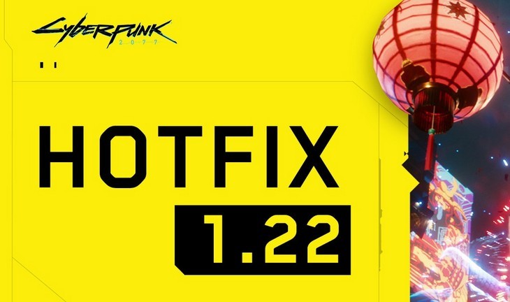 Cyberpunk 2077 Hotfix 1.22 est disponible