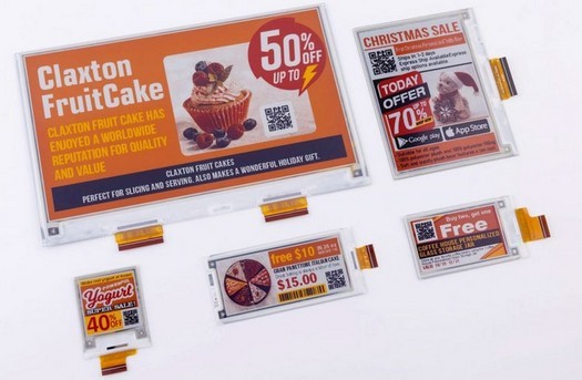 E Ink ha introdotto i cartellini dei prezzi elettronici Spectra 3100 Plus con cinque colori