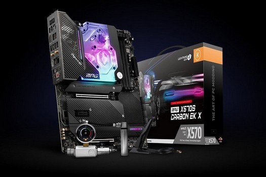 MSI präsentiert MPG X570S Carbon EK X Mainboard mit EK Water Blocks