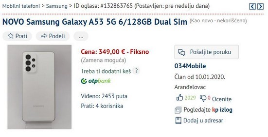 Europa beginnt mit der Annahme von Vorbestellungen für das Samsung Galaxy A53 5G