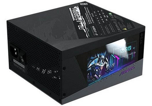 Gigabyte Aorus GP-AP1200PM 1200W Netzteil mit großem Farbdisplay