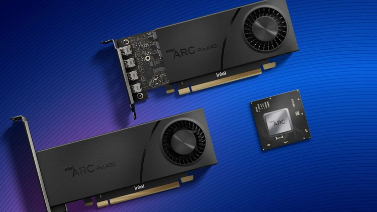Intel annonce les cartes graphiques professionnelles Arc Pro série A