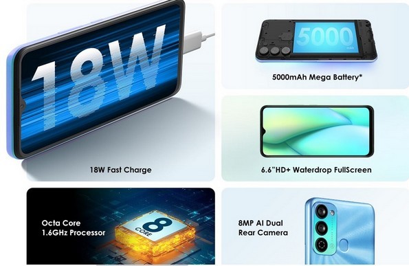 가성비 스마트폰 Itel Vision 3 선보여