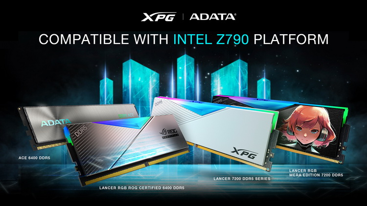 XPG が Intel Raptor Lake 向け XPG Lancer DDR5 RAM 最大 7200MHz を発表