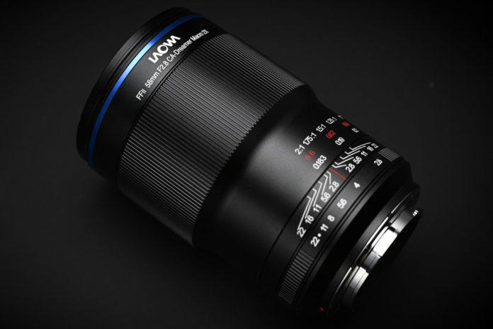 Lançada a lente macro Laowa FFII 58mm F/2.8 CA-Dreamer APO