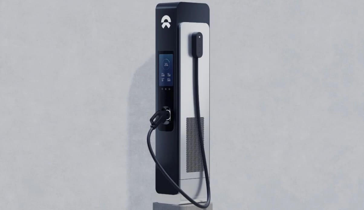 Nio mostrou uma estação de carregamento de nova geração