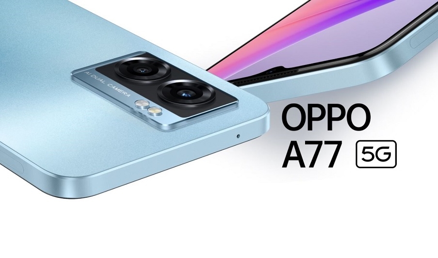 오포, 스마트폰 A77 5G 출시