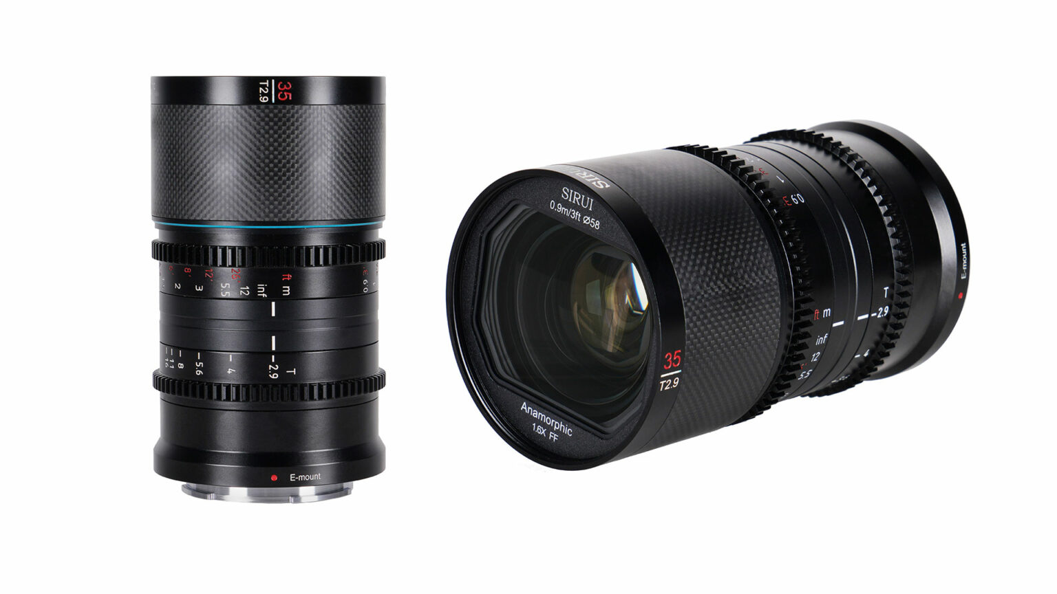 Sirui Saturn 35mm T2.9 1.6x è l'obiettivo anamorfico full-frame più piccolo al mondo