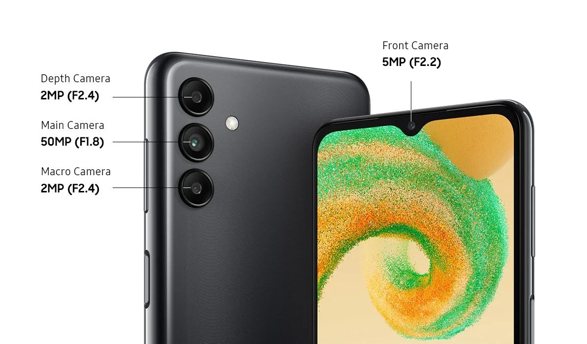 5000mAh 배터리를 탑재한 삼성 갤럭시 A04s 중저가 스마트폰 공개