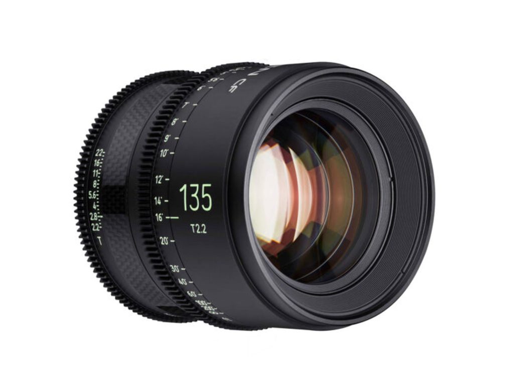 Annonce de l'objectif cinéma Samyang XEEN CF 135 mm T2.2