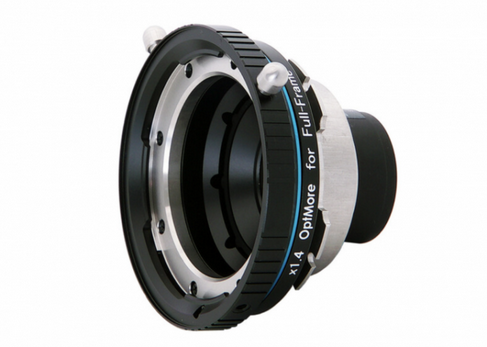 Introdotto l'extender OptMore per una lunghezza focale di 1,4x