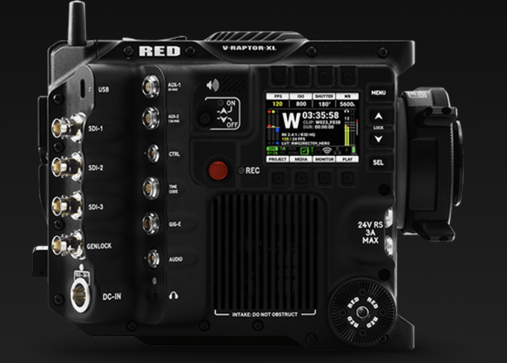 Annunciata la telecamera cinematografica RED V-Raptor XL 8K VV