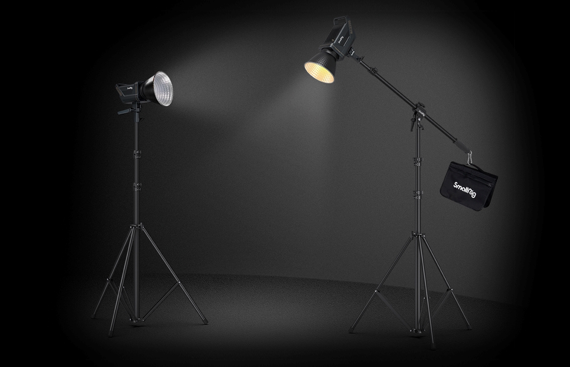 SmallRig는 브랜드 조명 스탠드를 도입했습니다.
