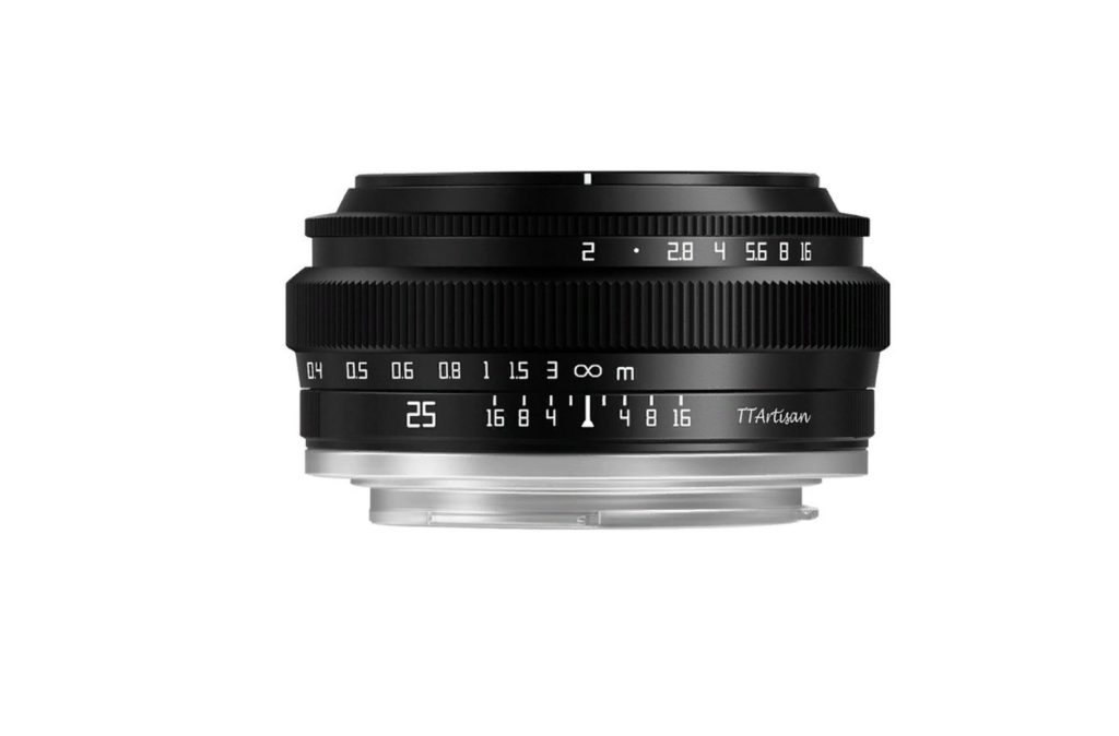 Lente TTArtisan 25mm F/2 introduzida para câmeras sem espelho