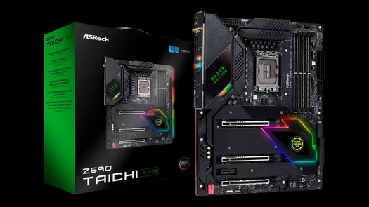 ASRock과 Razer, Intel Alder Lake 프로세서용 Z690 Taichi Razer Edition 마더보드 출시