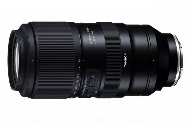 Tamron kündigt die Entwicklung eines 50-400 mm F4.5-6.3 Di III VC VXD Objektivs an