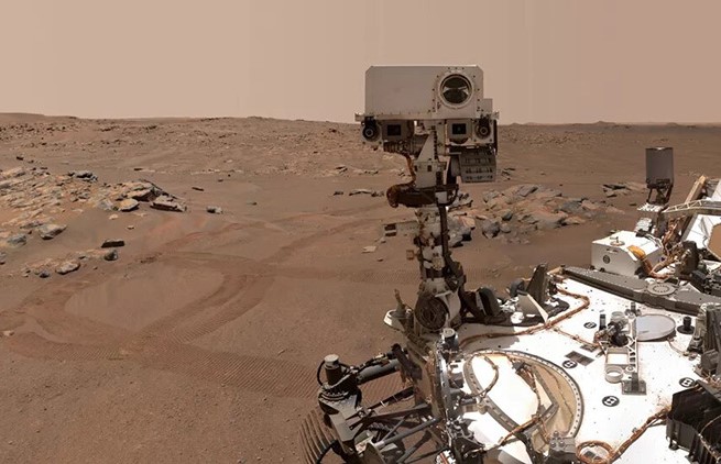Mars-Rover Perseverance beschädigt Windsensor