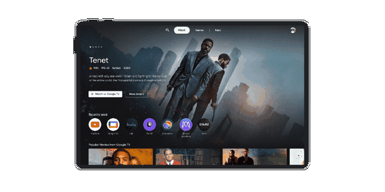 Googleがandroidタブレット向けの新しいgoogletvスタイルのインターフェースを発表