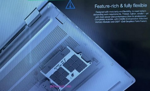 Dell prépare un ordinateur portable Precision 7670 avec une puce Alder Lake-HX, une carte graphique Intel Arc Pro et des modules de mémoire DDR5 propriétaires