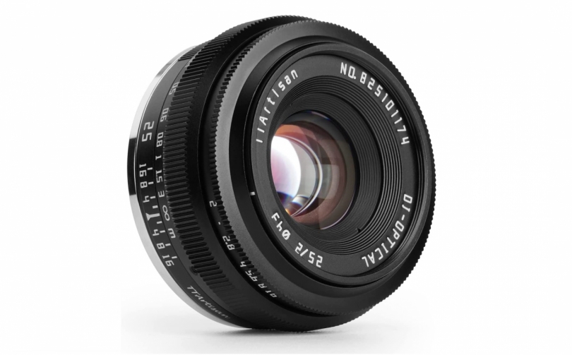 Compacto TTArtisan 25mm f/2 revelado por apenas US$ 55