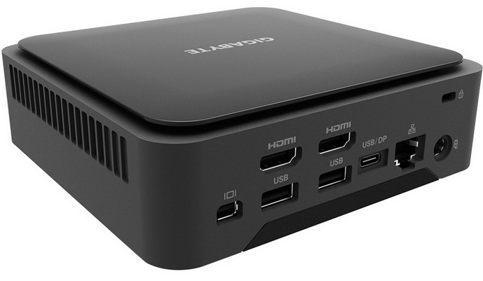 ギガバイトは強力なミニPC BRIXエクストリームを導入しました