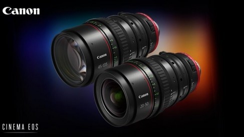 Lancement des objectifs cinéma Canon CN-E 20-50 mm T2.4 et CN-E 45-135 mm T2.4 LF/FP