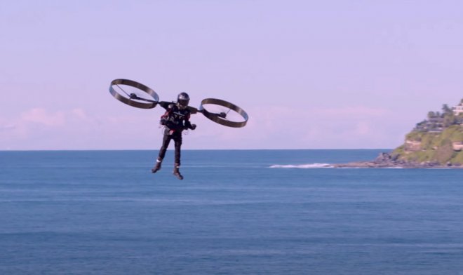 Les créateurs du jetpack électrique CopterPack ont ​​montré une nouvelle vidéo de vol