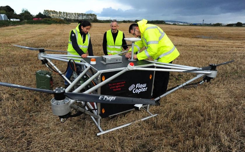 Drone Flowcopter può trasportare un carico di 150 kg