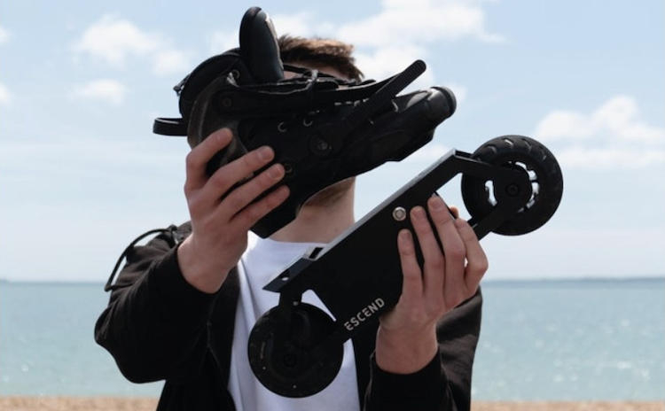 Patins elétricos em linha Escend Blades são anunciados