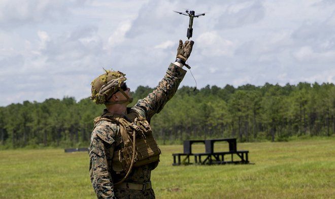 US-Marines experimentieren mit winzigen bombentragenden Drohnen