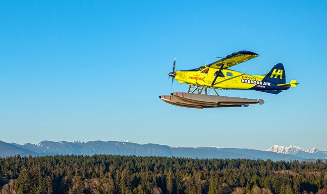 Elektrisches Wasserflugzeug macht den weltweit ersten kommerziellen Flug