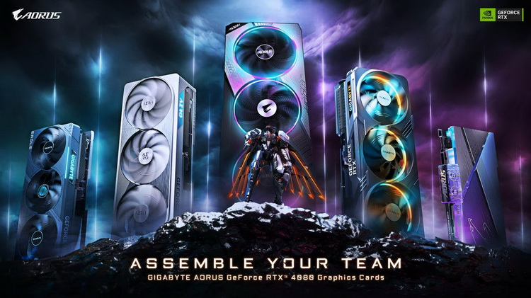 Gigabyte ha introdotto sei versioni della GeForce RTX 4080 con diversi sistemi di raffreddamento