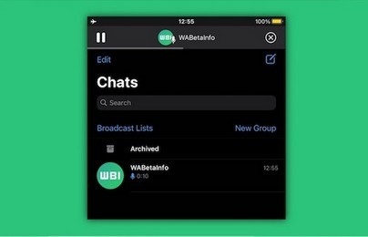 WhatsApp per iOS ora ti consente di ascoltare i messaggi vocali al di fuori delle chat
