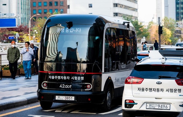자율주행 미니버스, 서울 일주 시작
