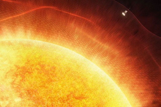 L'appareil artificiel a d'abord atteint l'atmosphère du Soleil