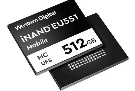 Western Digital stellt iNAND MC EU551 Flash-Speicherchips für 5G-Smartphones vor