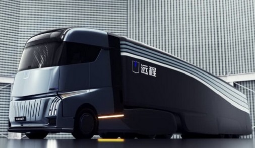 Geely kündigt Elektro-Lkw von Homtruck an