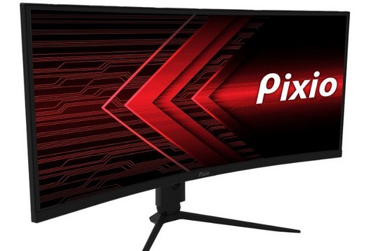 Der konkave Gaming-Monitor Pixio PXC348C erreicht eine Bildwiederholfrequenz von 144 Hz