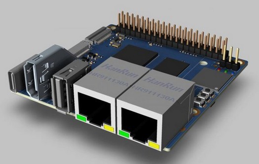 Computador de placa única Banana Pi BMP-M2S para oferecer chip de seis núcleos e acelerador de IA