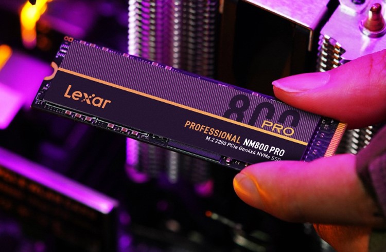 Lexar presenta le unità a stato solido NM800PRO - Fino a 7500 MB/s